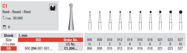 C1 Rosenbor hårdmetal RA 023 22mm