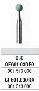 Edenta grøn sten lille rund  GF601 RA 030