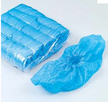 Skoovertræk plast blå 4401