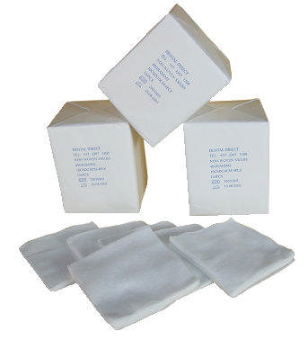 Prestige afspritningsklud hvid 10x10cm