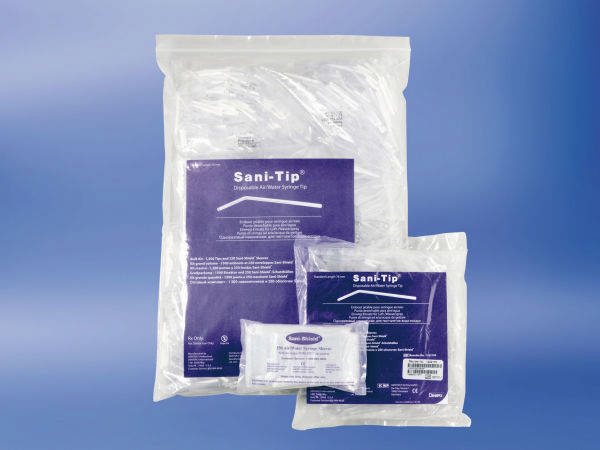 Sani-tip trefunktionsspids  mini  57mm   122214