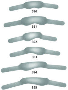 Hawe kontureret matricer præmolar 1 bue 0,045mm 393