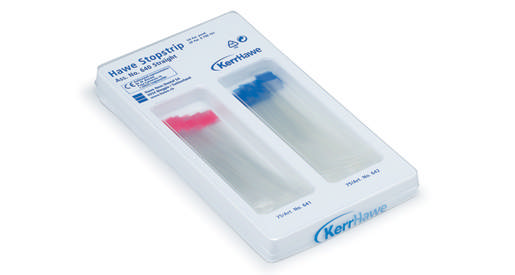 Stopstrips matricer plast rette 10mm, blå 642