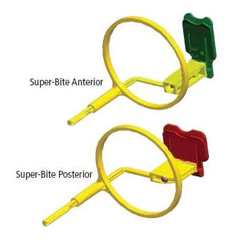 Super-bite filmholder m/ring posterior/rød 1022