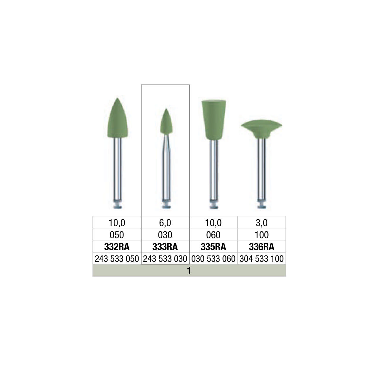 CeraGloss keramik polering grøn piont  333RA