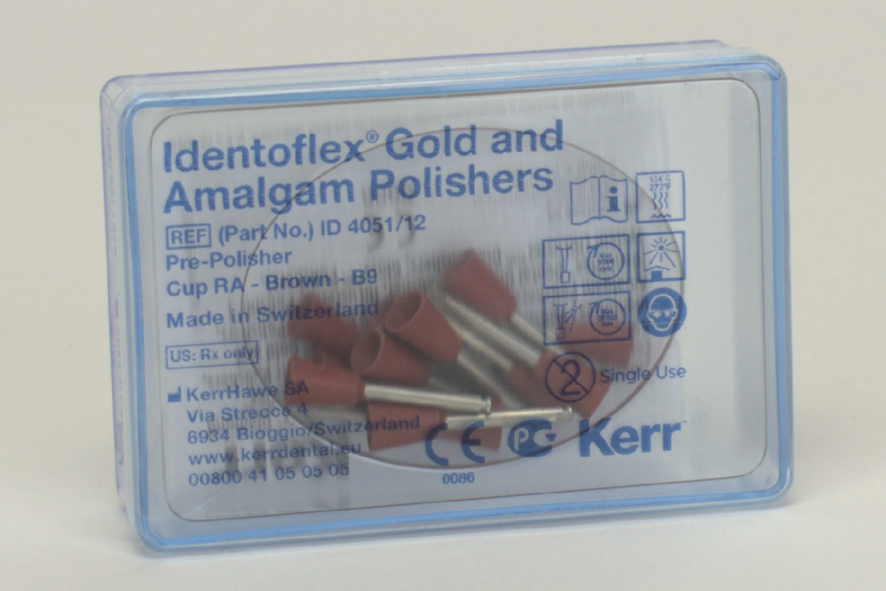 Identoflex metal polerer kop brun ID4051/12