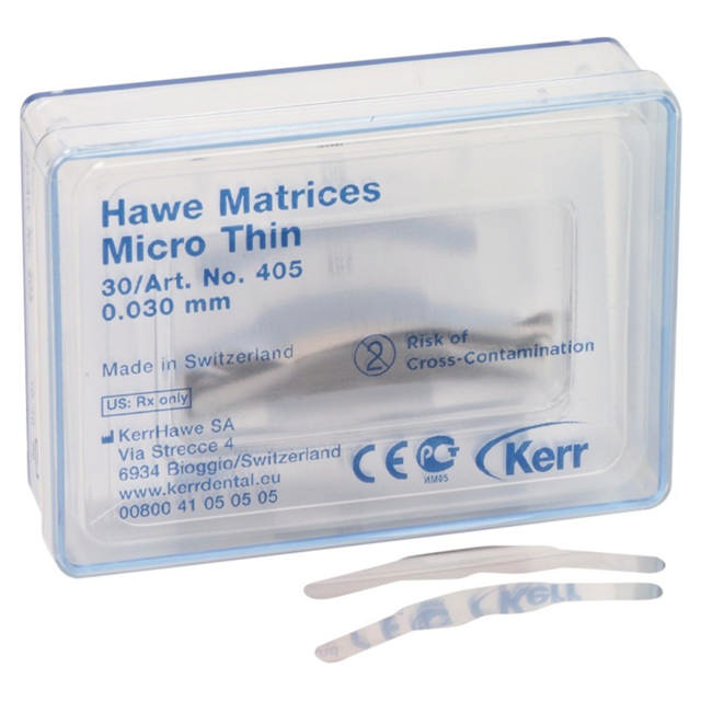 Hawe matricer præmolar 2 buer 0,03mm 405
