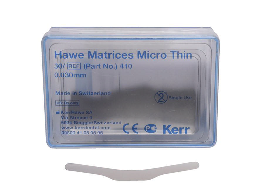 Hawe matricer molar u.buer 0,03mm 410