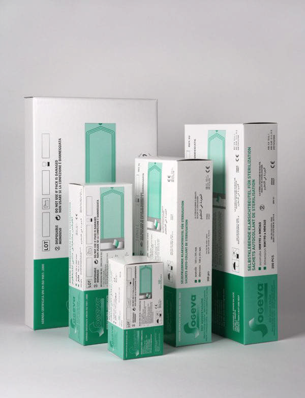 Autoklaveposer m/klæb 30x37 cm grøn