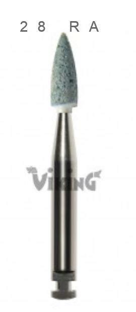 Grøn sten flammeformet nr 28 RA 