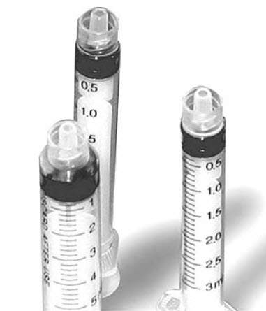 Omnifix luer-lock skyllesprøjte  3ml