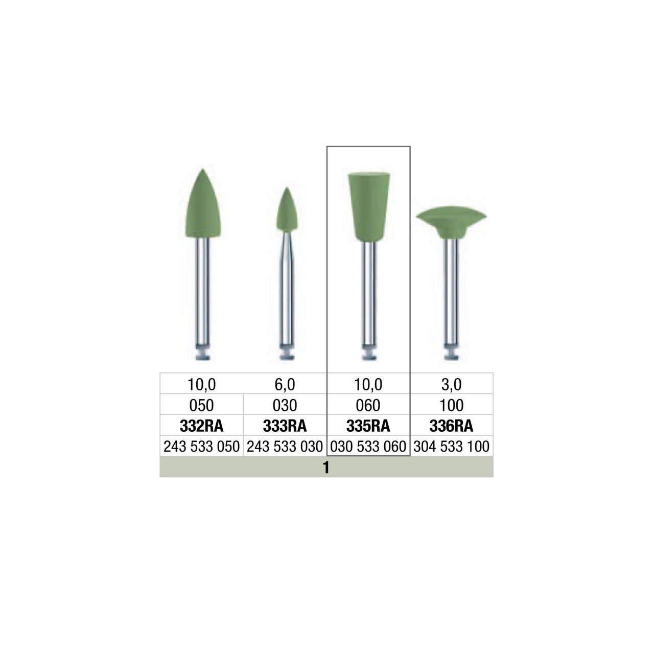 CeraGloss keramik polering grøn kop 335RA 