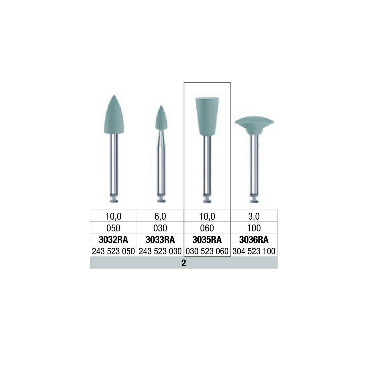 CeraGloss keramik polering blå kop 3035RA