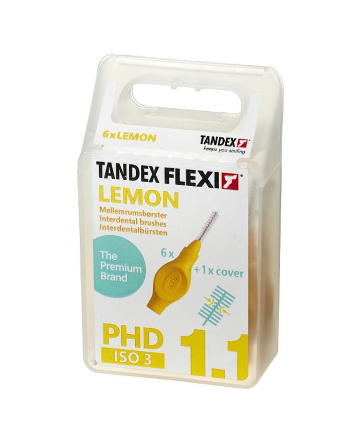 Tandex Flexi interdentalbørste gul PHD 1,1