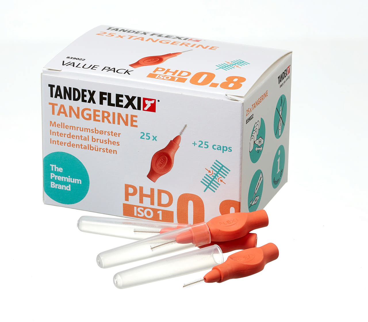 Tandex Flexi value interdentalb. orange  PHD 0,8