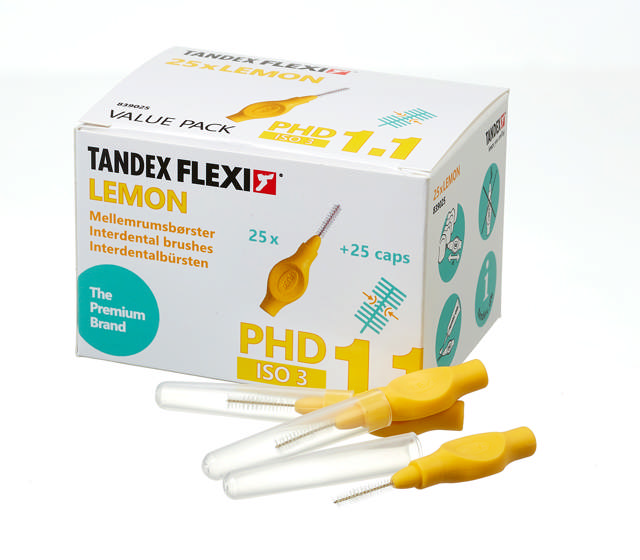 Tandex Flexi value interdentalb. gul PHD 1,1