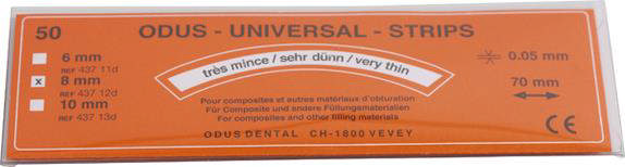 Odus universal plaststrips PD buet 8mm 43712d