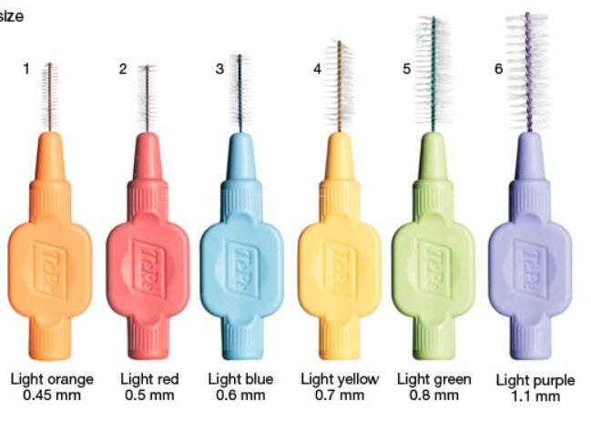 TePe ekstra soft mellemrumsbørste 0,6mm str 3 blå