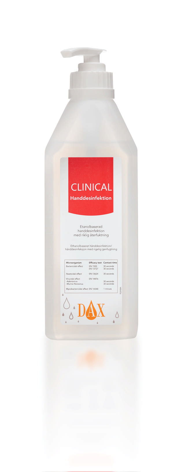 DAX Clinical Hånddesinfektion pumpeflaske 722-15