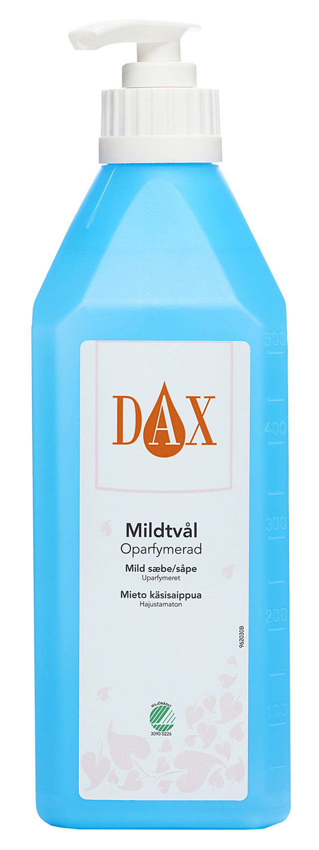 DAX mild håndsæbe uparfumeret pumpeflaske 237-15