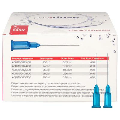 ProRinse skyllekanyle m/sideskyl 30G 25mm blå