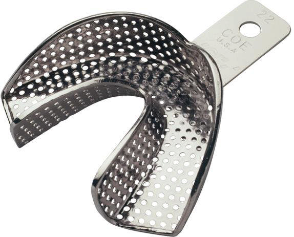 Aftryksske GC rustfrit stål perforeret nr S22