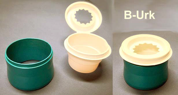 B-Urk affaldskopper hvid 406636