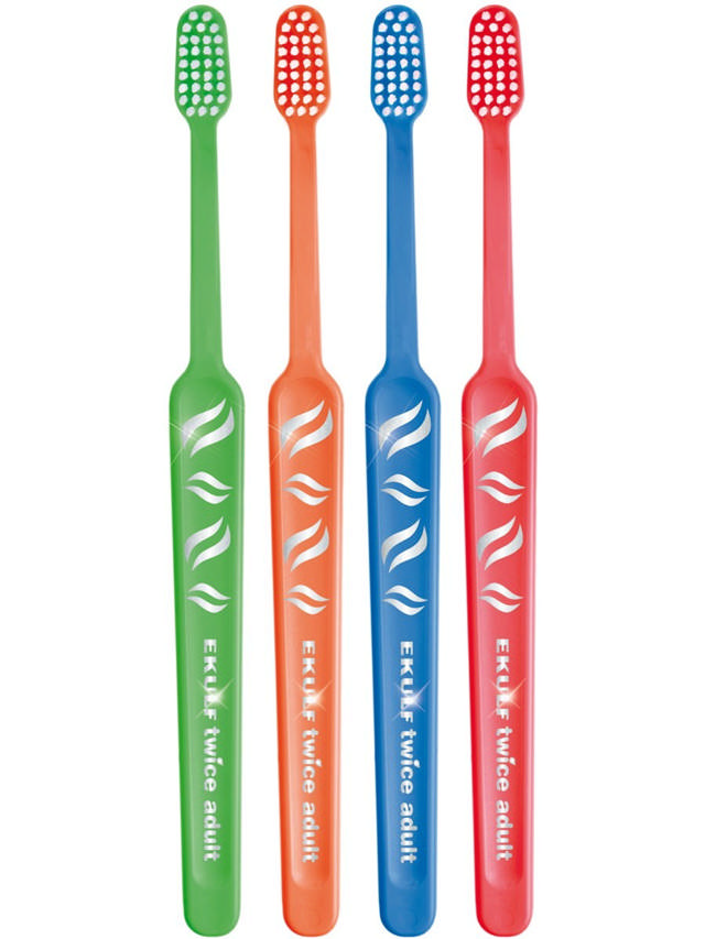 Ekulf twice tandbørster voksen