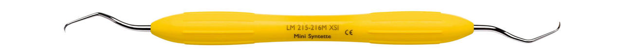 LM curette Mini Syntette gul 215-216M XSi