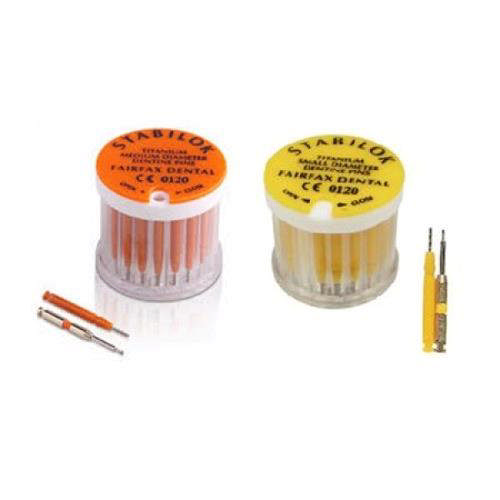 Stabilok titaniumsstifter 0,60mm gul refill