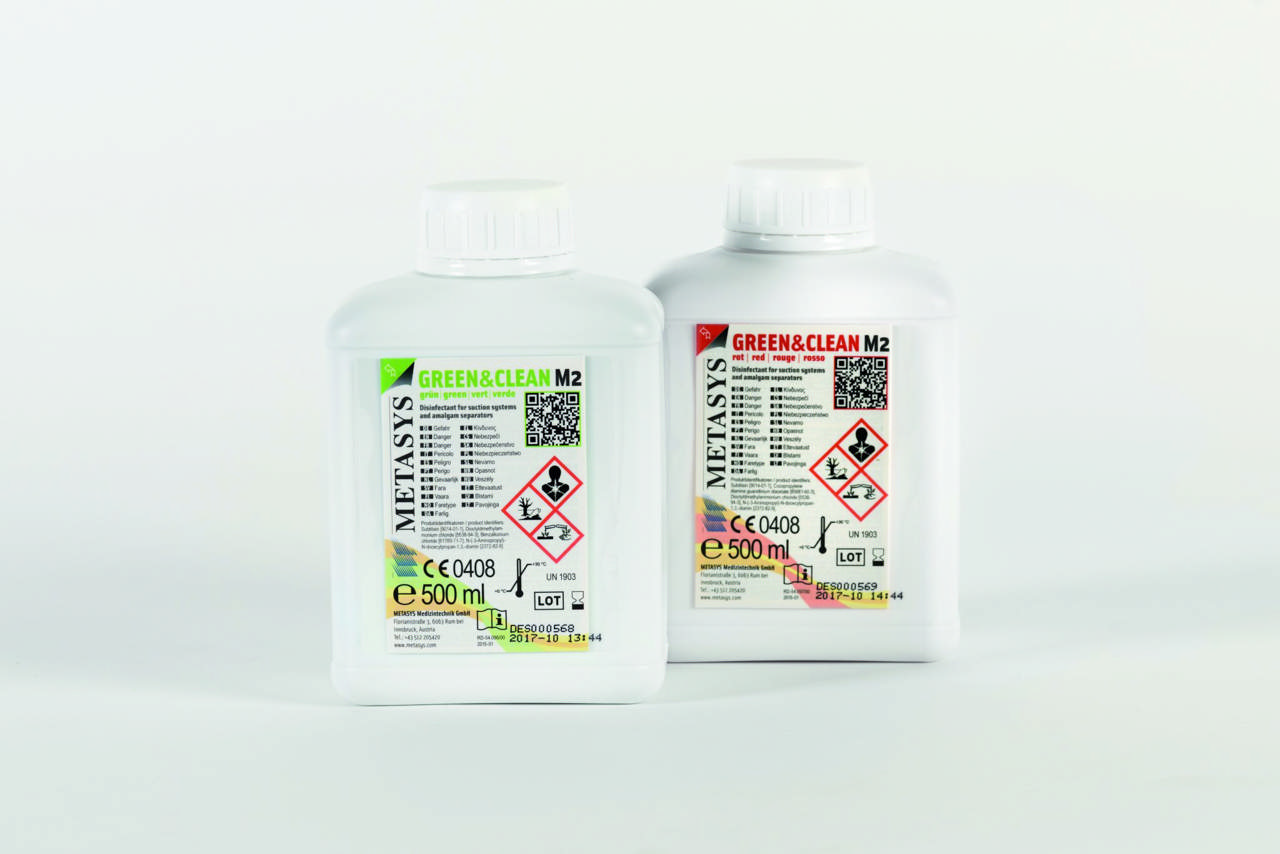 Metasys Green&Clean M2 sugerens refill rød og grøn