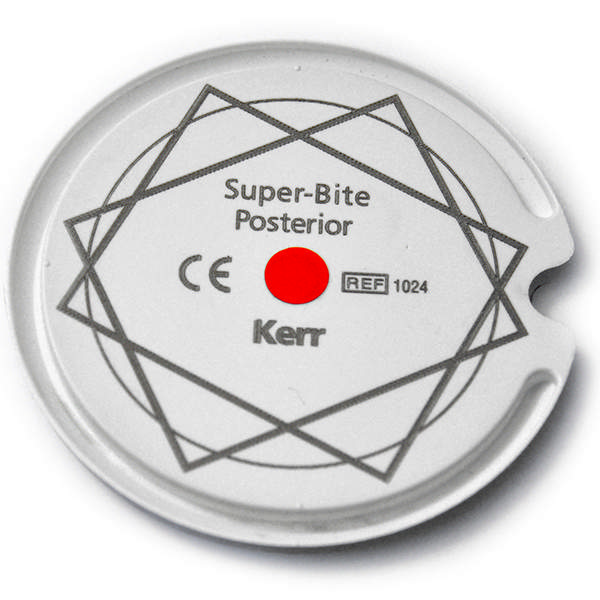 Super-Bite Posterior centreringsskiver posterior/rød 1024