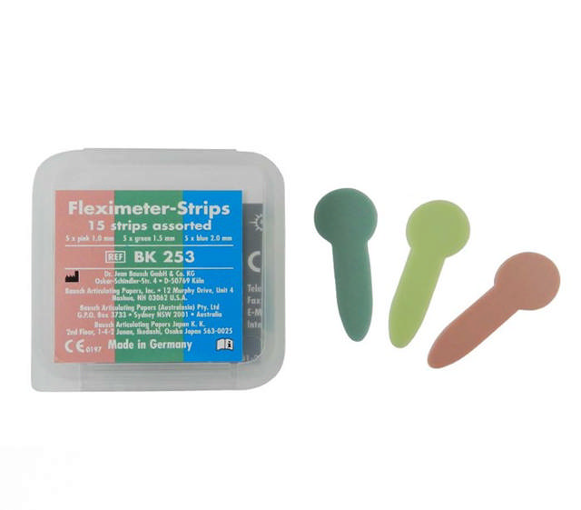 Fleximeter silikonestrips 2mm blå BK 252 