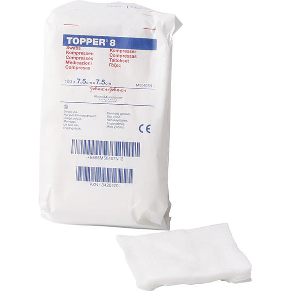 Topper 8 afspritningsklud 7,5 x 7,5cm M50407N