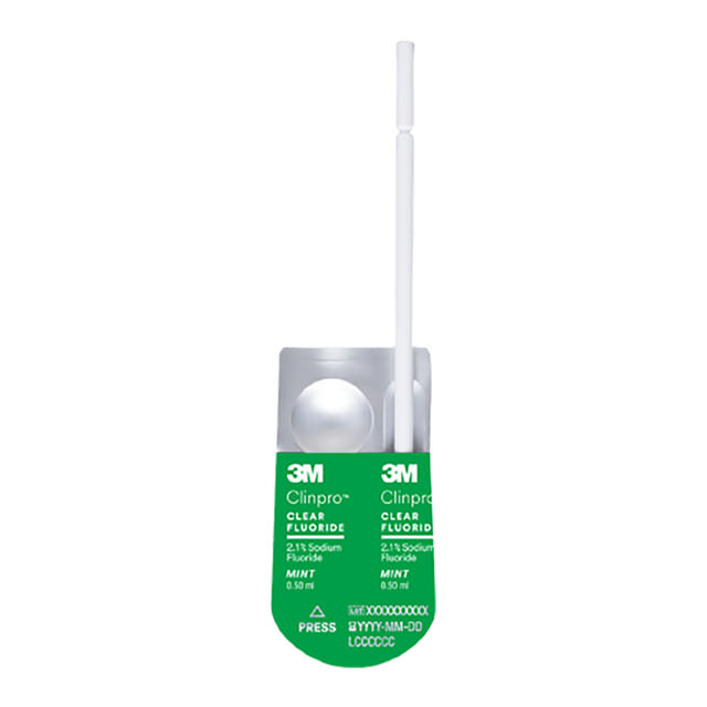 Clinpro Clear fluoridbehandling,Singledose.  Mint