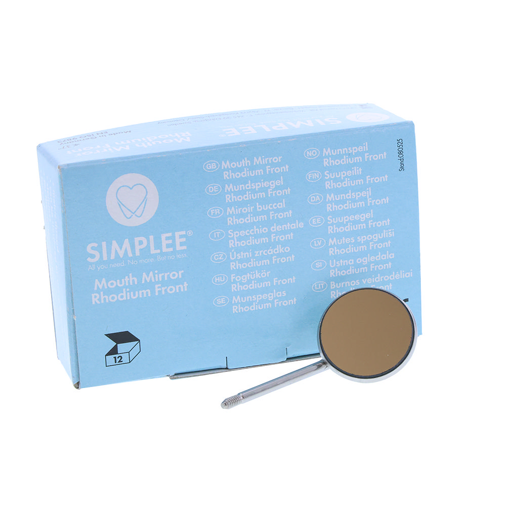 Simplee mundspejl FS rhodium str. 4