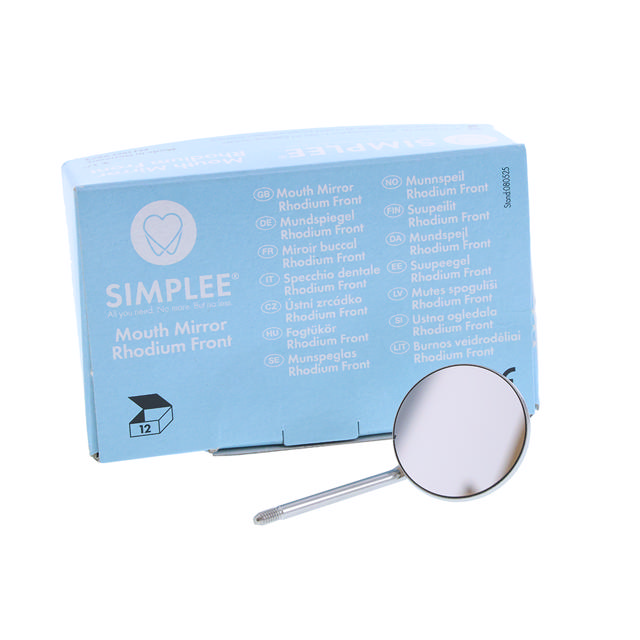 Simplee mundspejl FS rhodium str. 5 