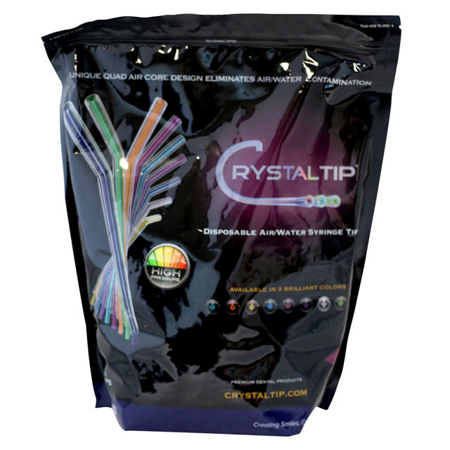 Crystal Tip trefunktionsspids 6,5cm ass farver