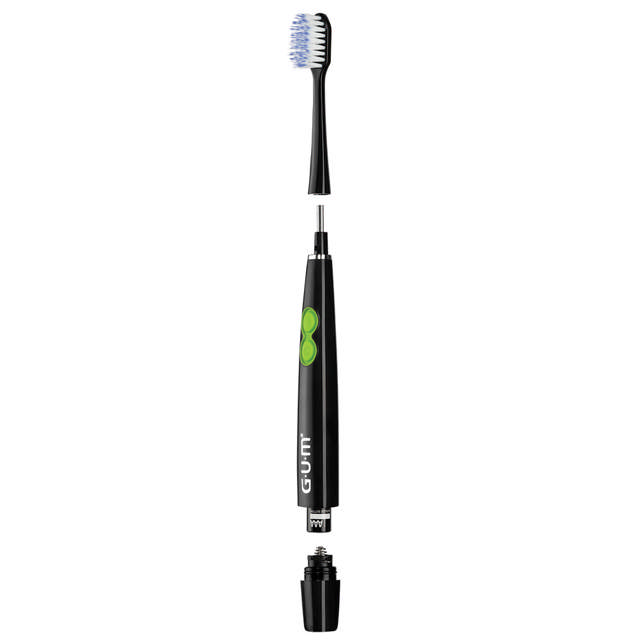 Gum Sonic Daily tandbørste m/batteri sort  4100MBK