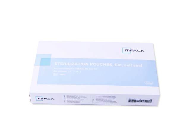mPACK autoklaveposer m/klæb, 20 X 35 cm