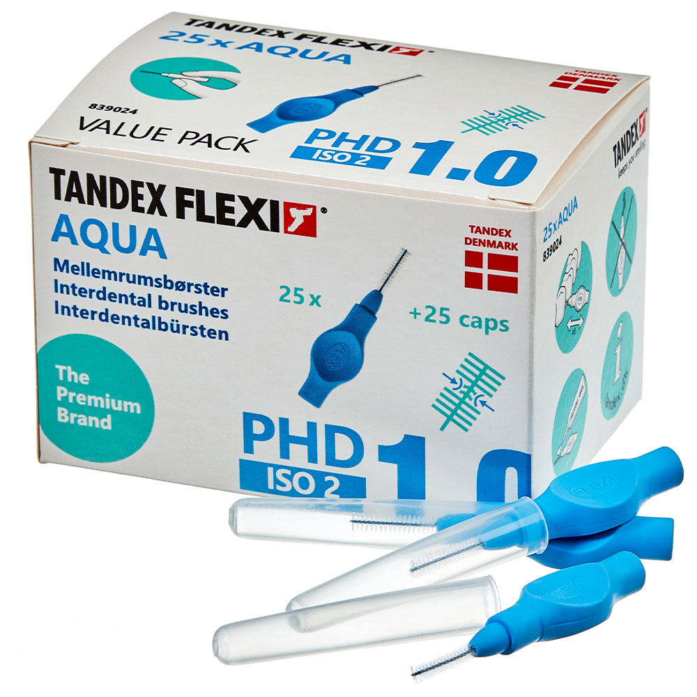 Tandex Flexi value interdentalb. blå PHD 1,0
