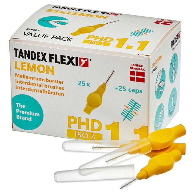 Tandex Flexi value interdentalb. gul PHD 1,1