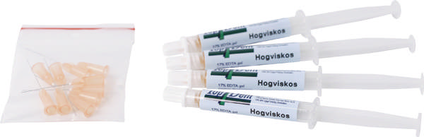 TopDent EDTA 17% gel højviskøs sprøjter 4stk