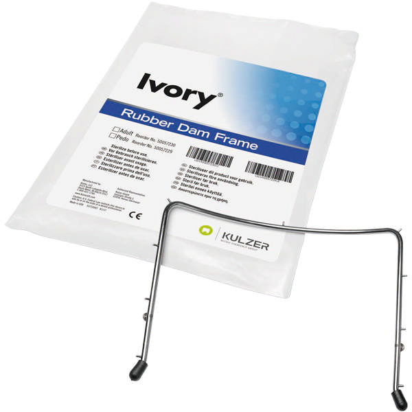 Ivory kofferdamsramme metal 