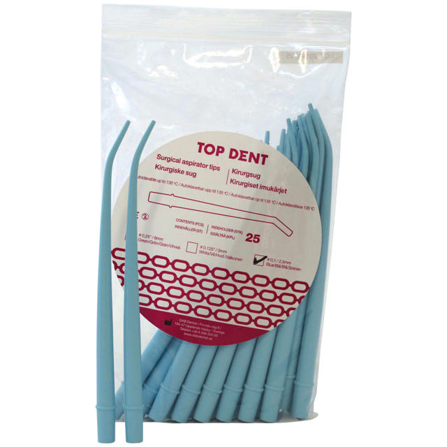 TopDent kirurgisug blå 2,5 mm.158896 