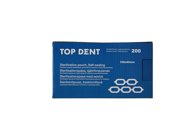 TopDent autoklaveposer m/klæb, 9 x16,5 cm.103103