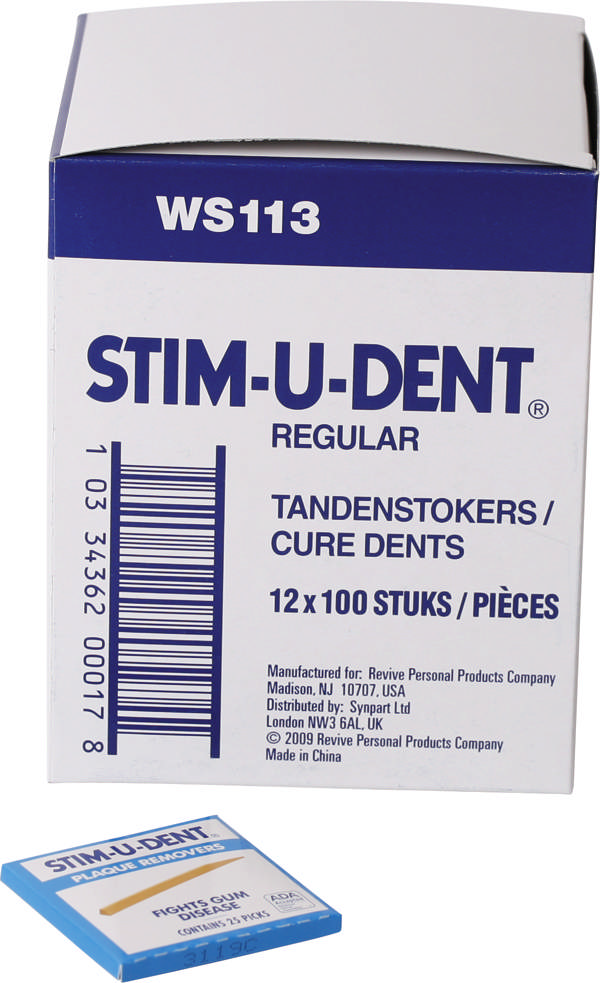 Stim-U-Dent tandstikkere, 12 æsker