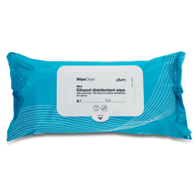 Plum WipeClean Ethanol Disinfection m/tensid blå
