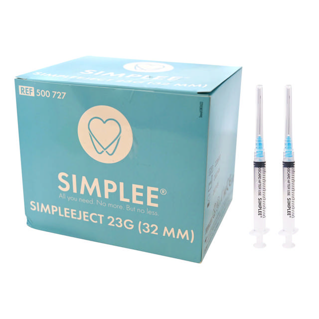 Simplee Endodontic 23G/0,6 x 32mm 3ml sæt 500727