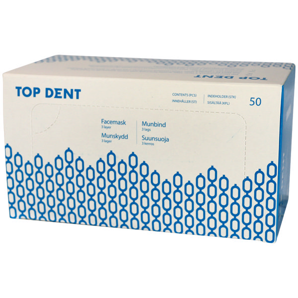 TopDent mundbind type II m/elastik hvid